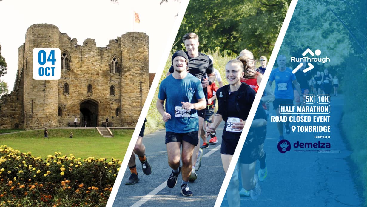 Run Kent Tonbridge Half Marathon, 10k & 5k October 2026