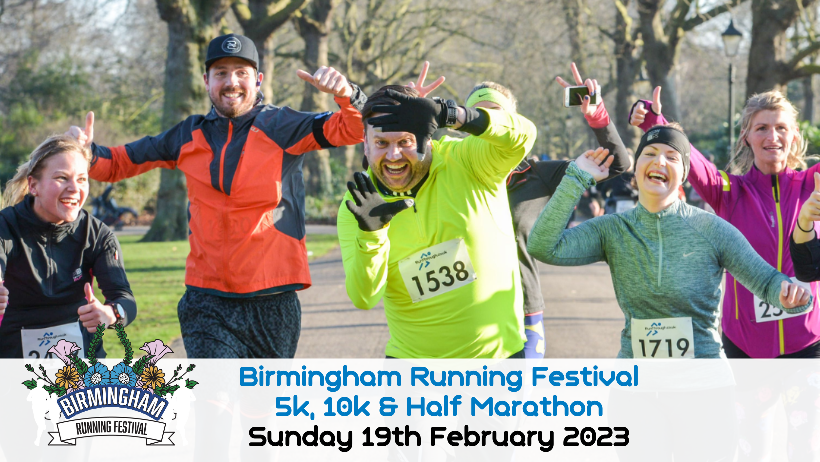 Birmingham Half Marathon, 10k, 5k & Kids Race February 2023 RunThrough UK
